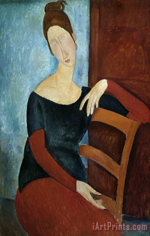 Amedeo Modigliani The Artist's Wife Art Painting