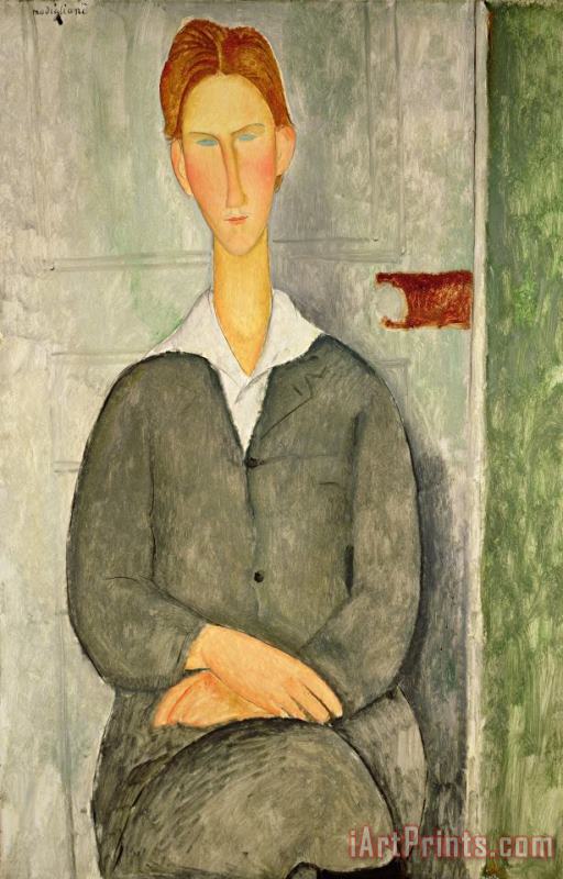 Amedeo Modigliani Young boy with red hair Art Painting