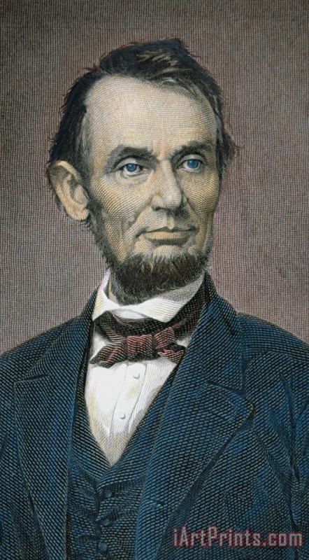 Abraham Lincoln painting - American School Abraham Lincoln Art Print