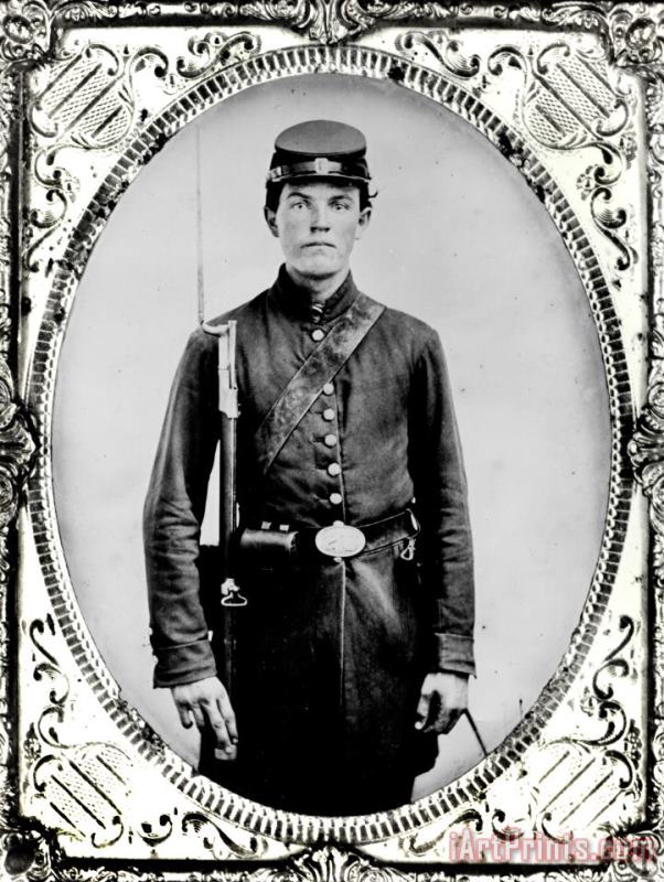 American School Young Union Soldier Art Print