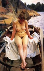 Anders Zorn In Werner's Rowing Boat