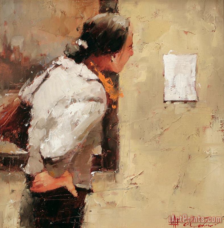 About The Artist painting - Andre Kohn About The Artist Art Print