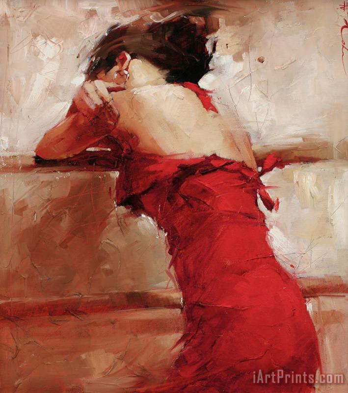 Exhausted painting - Andre Kohn Exhausted Art Print