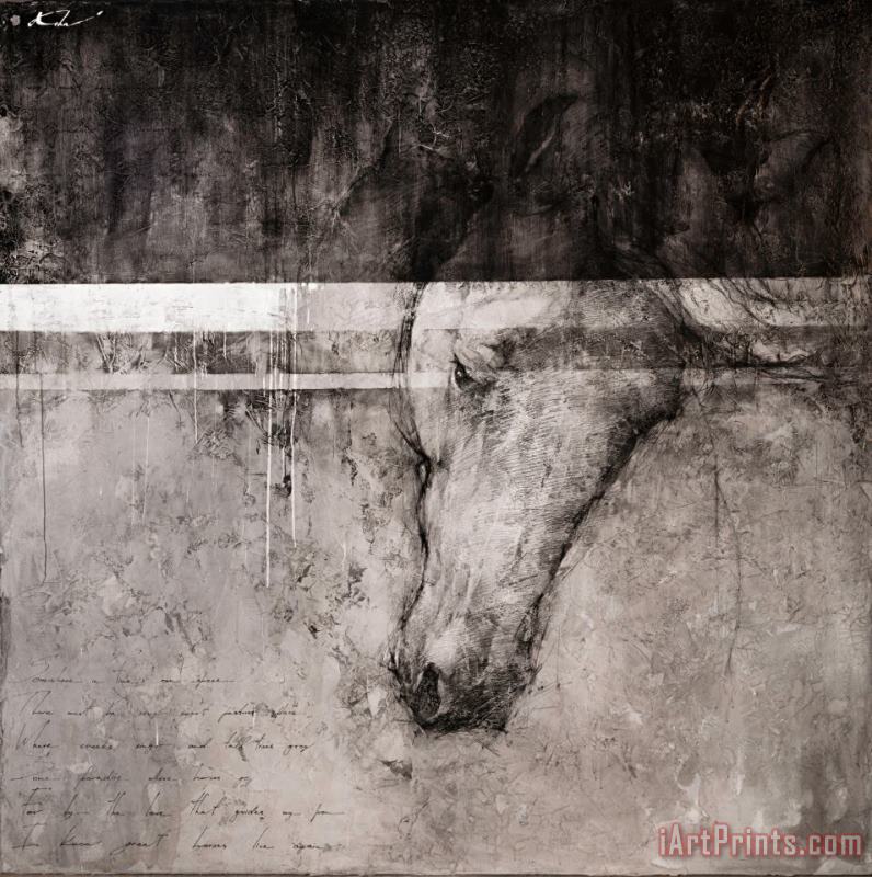 Andre Kohn I Know Great Horses Live Again, 2019 Art Painting