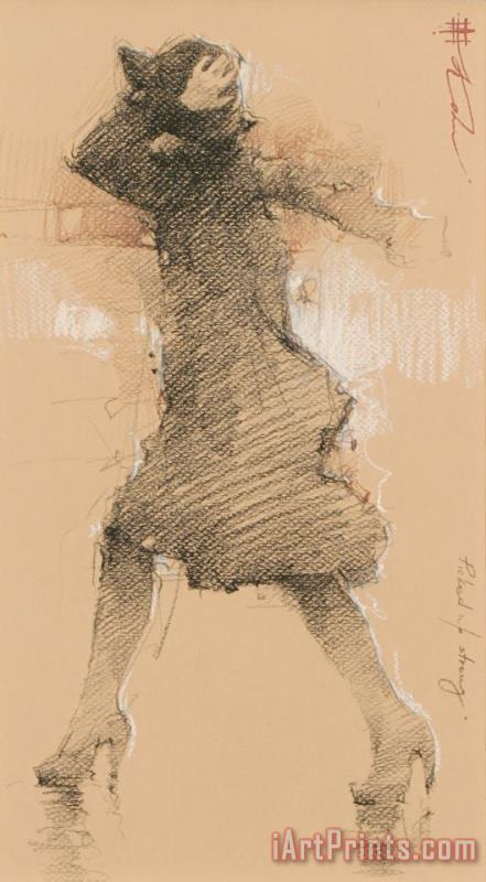 Picked Up Strong painting - Andre Kohn Picked Up Strong Art Print