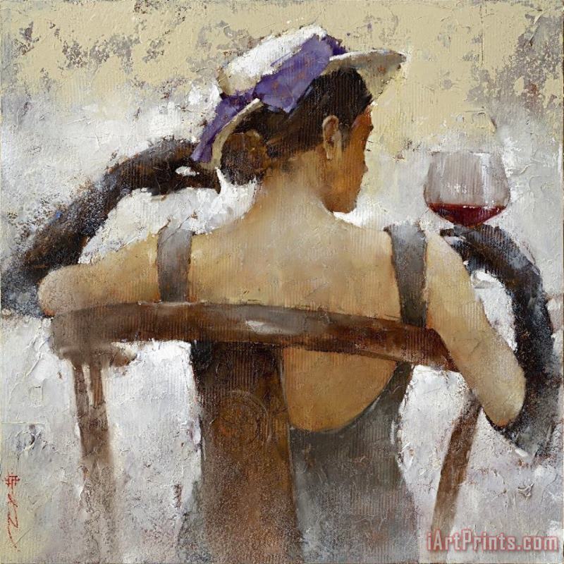 Andre Kohn Rhapsody on The Theme of 1986 Chateau Margaux Art Painting