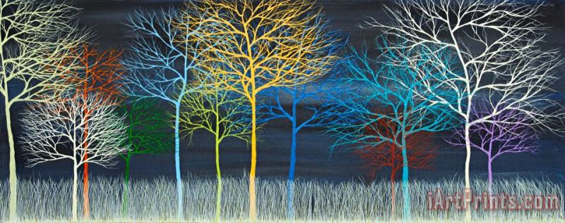 Andrea Youngman This is Your Brain on Trees Art Painting