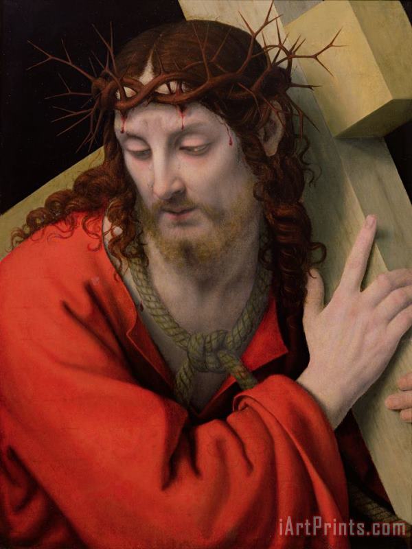 Christ Carrying the Cross painting - Andrea Solario Christ Carrying the Cross Art Print