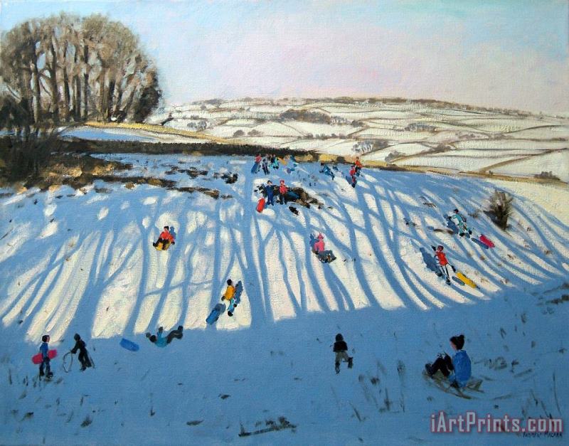 Fields of Shadows painting - Andrew Macara Fields of Shadows Art Print