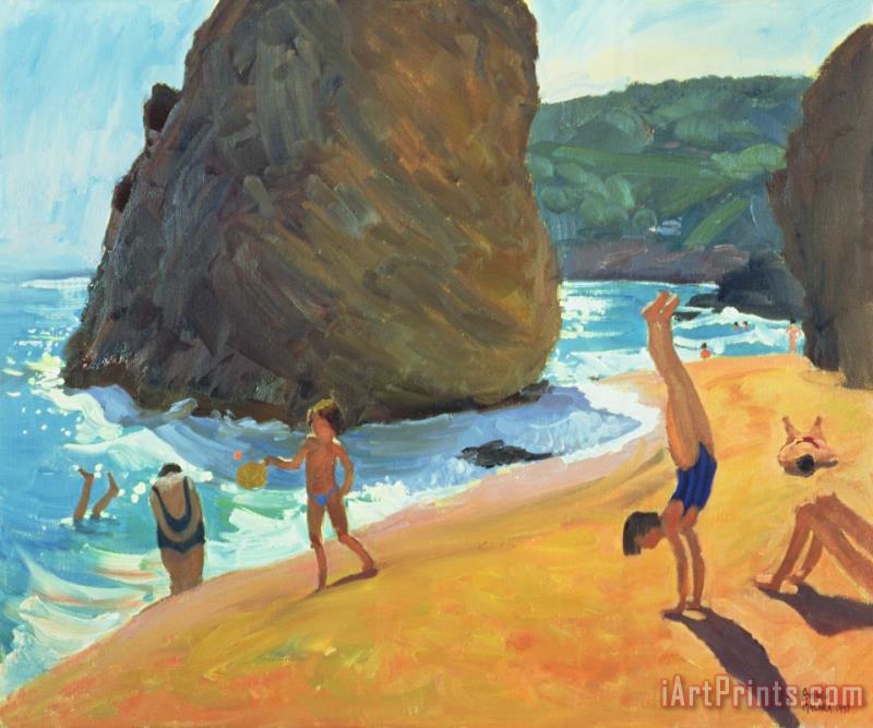 Andrew Macara Morning Platja dos Rosais Costa Brava Art Painting