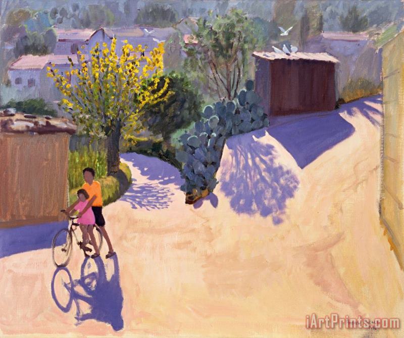 Spring in Cyprus painting - Andrew Macara Spring in Cyprus Art Print