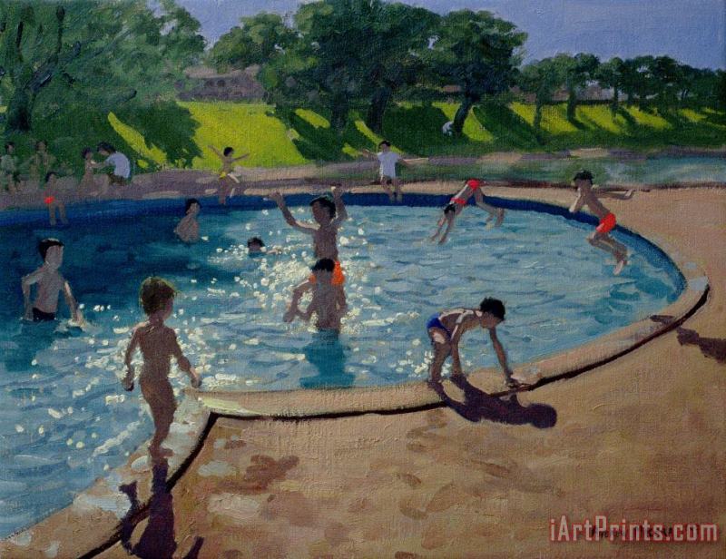 Andrew Macara Swimming Pool Art Print