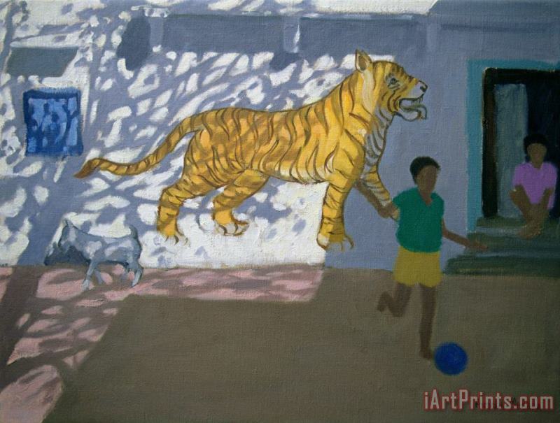 Andrew Macara Tiger Art Print