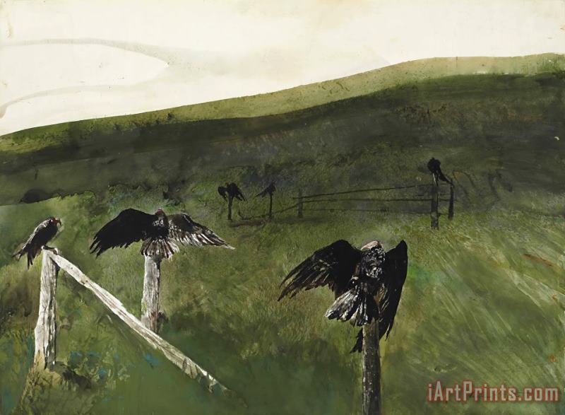 After Lunch painting - andrew wyeth After Lunch Art Print