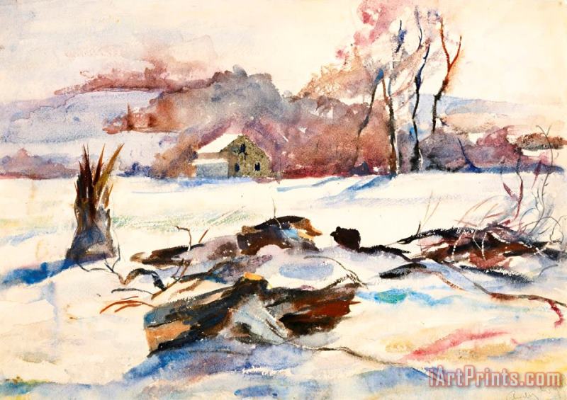 andrew wyeth Chadd's Ford Landscape Art Print