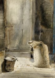 andrew wyeth Chicken Mash, 1959