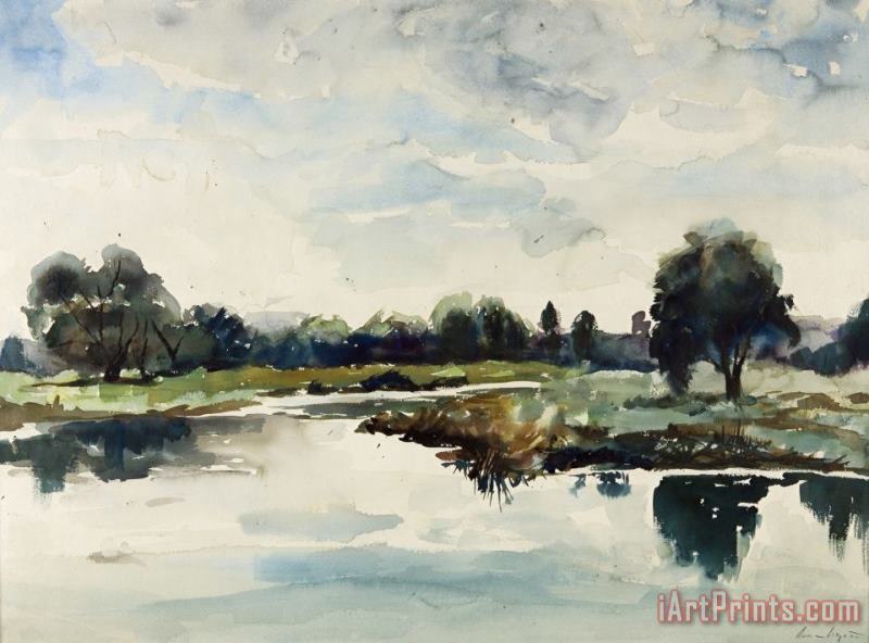 andrew wyeth Concord River 1935 Art Print