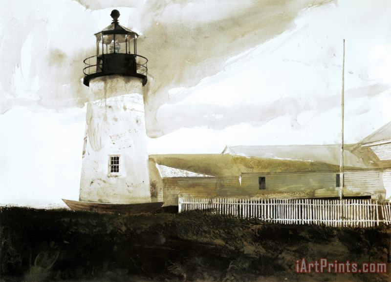 Easterly painting - andrew wyeth Easterly Art Print