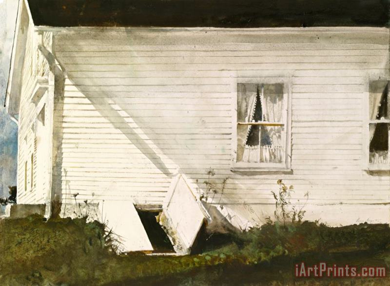 andrew wyeth Elsie's House 1983 Art Painting