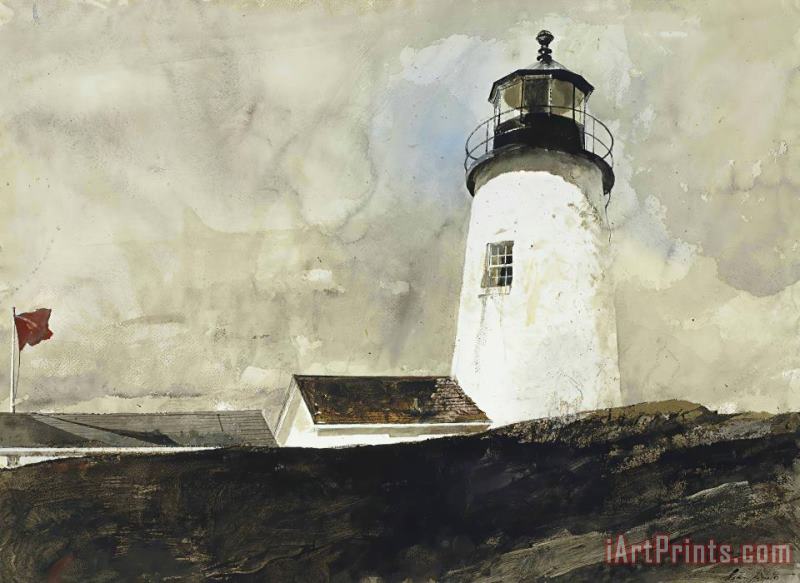 andrew wyeth Storm Signal, 1972 Art Painting