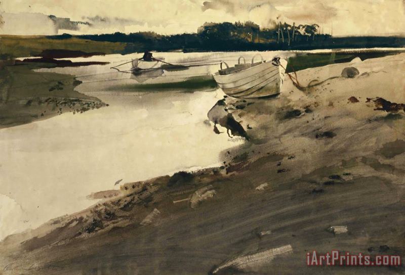 andrew wyeth The Inlet, 1950 Art Print