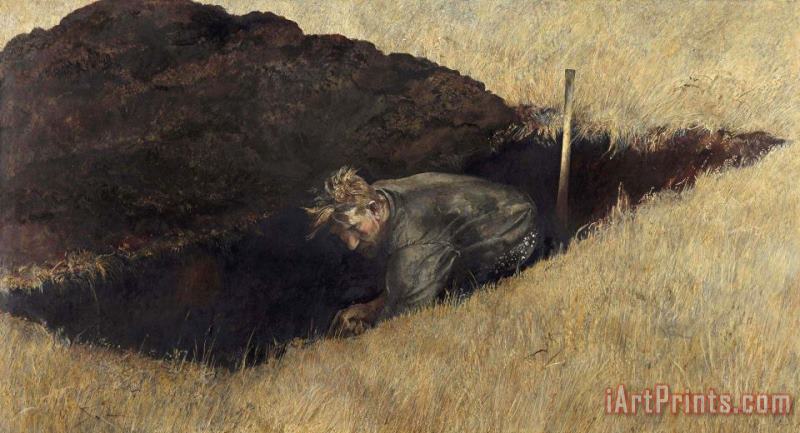 andrew wyeth The Sexton, 1950 Art Painting