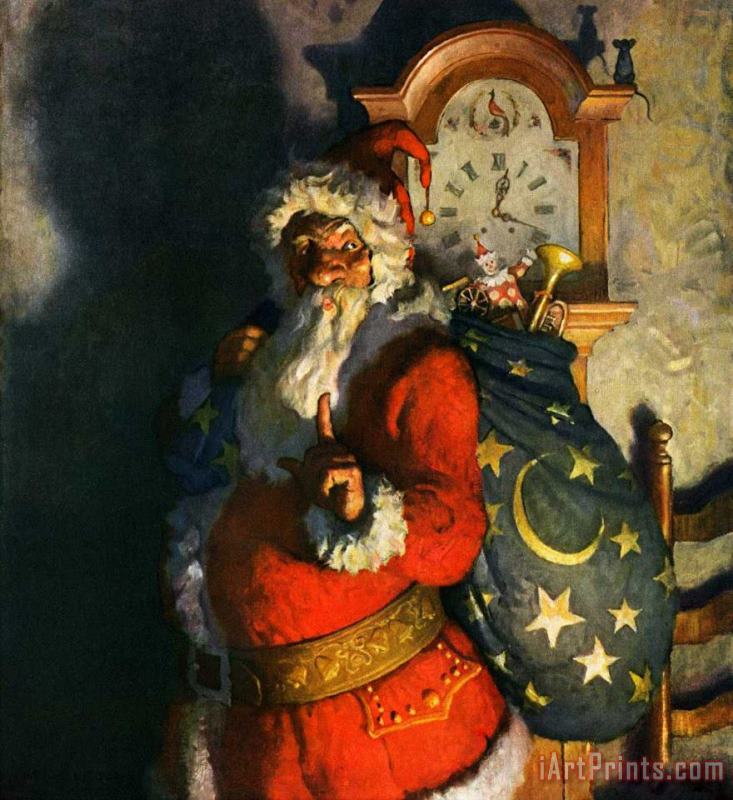 andrew wyeth Twas The Night Before Christmas December 1 1925 Art Print
