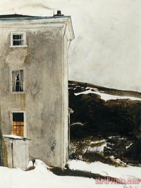 Unknown painting - andrew wyeth Unknown Art Print