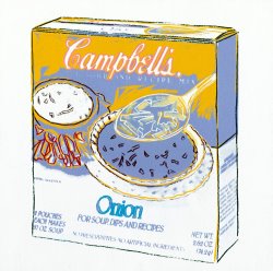 Andy Warhol Campbell's Soup Box: Onion