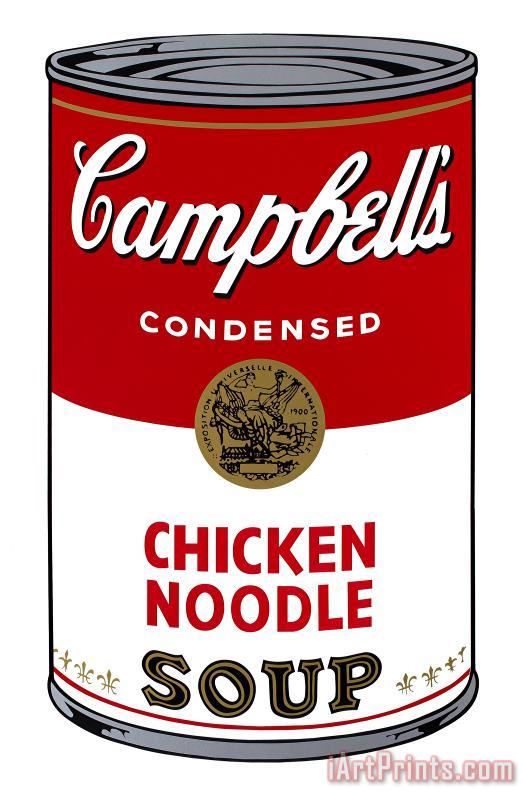 Andy Warhol Campbell's Soup I Chicken Noodle C 1968 Art Painting