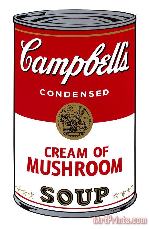 Andy Warhol Campbell's Soup I Cream of Mushroom C 1968 Art Painting
