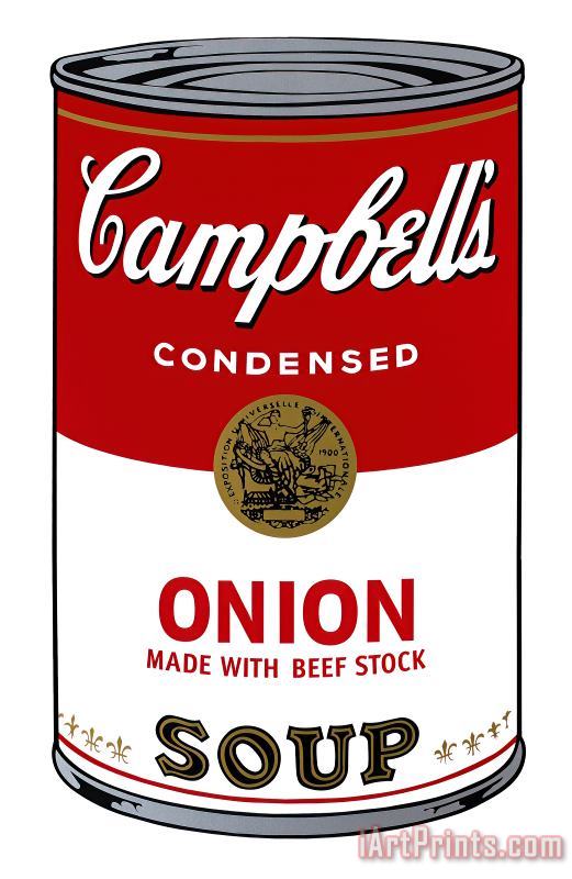 Andy Warhol Campbell's Soup I Onion C 1968 Art Painting
