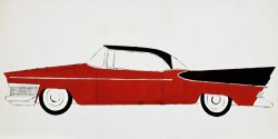 Andy Warhol Car C 1959 painting