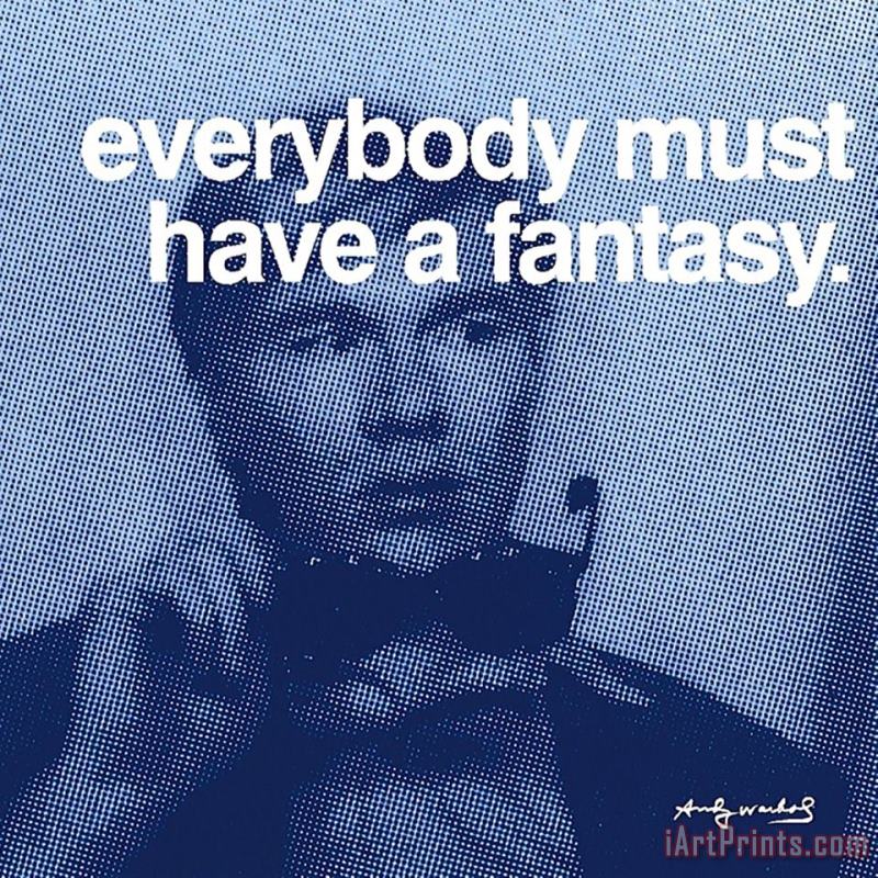 Fantasy painting - Andy Warhol Fantasy Art Print