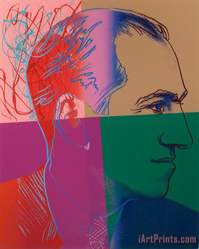 Andy Warhol George Gershwin (from The Ten Portraits of Jews of The Twentieth Century), 1980 Art Print