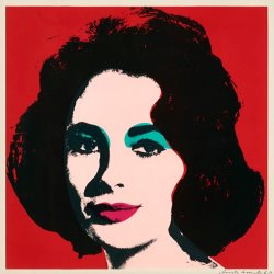 Andy Warhol Liz 1963 Red
