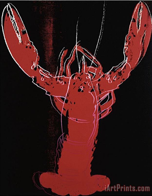 Andy Warhol Lobster C 1982 Art Painting