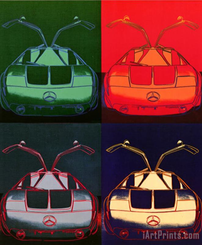 Andy Warhol Mercedes Benz C111 1970 Art Painting