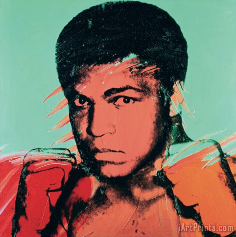 Muhammad Ali painting - Andy Warhol Muhammad Ali Art Print