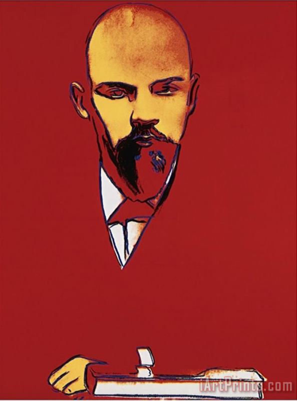 Andy Warhol Red Lenin C 1987 Art Painting