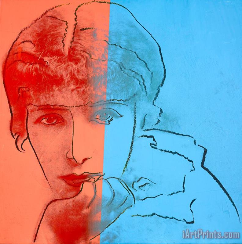 Andy Warhol Sarah Bernhardt (from Ten Portraits of Jews of The Twentieth Century) Art Print