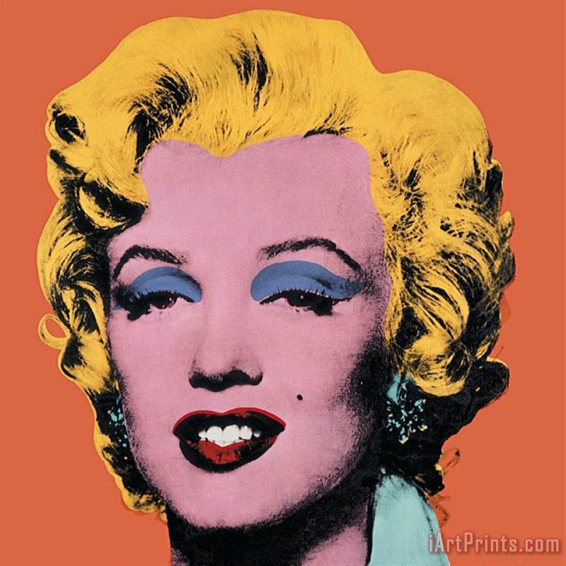 Andy Warhol Shot Orange Marilyn 1964 Art Painting