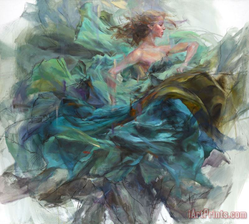 Anna Razumovskaya Emerald Splendor Art Painting