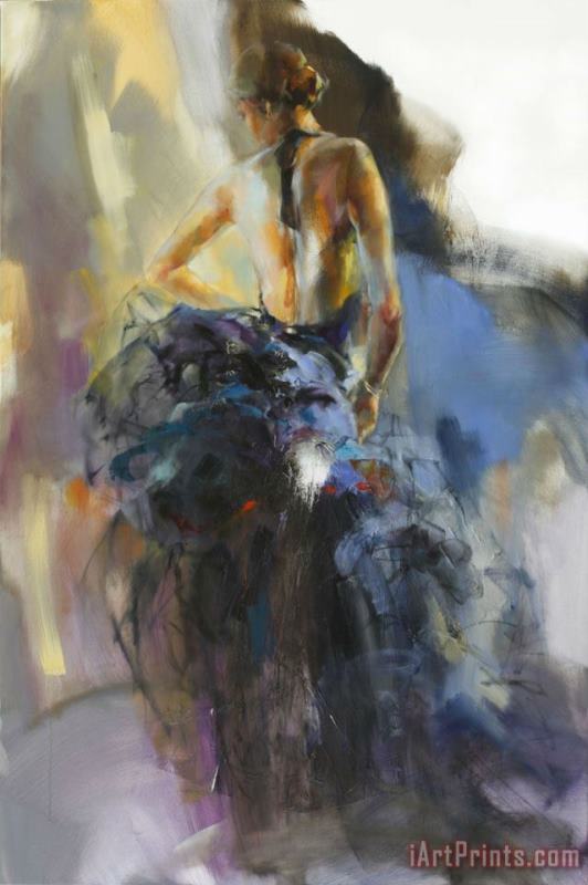Anna Razumovskaya Sapphire Momento Art Painting