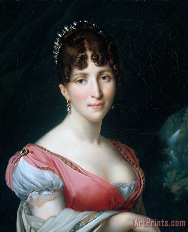 Anne Louis Girodet De Roucy Triosson Hortense De Beauharnais Art Painting