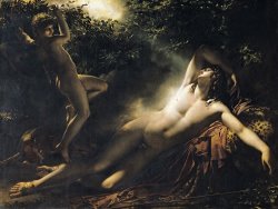 Anne Louis Girodet de RoucyTrioson The Sleep of Endymion