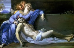 Annibale Carracci Pieta painting