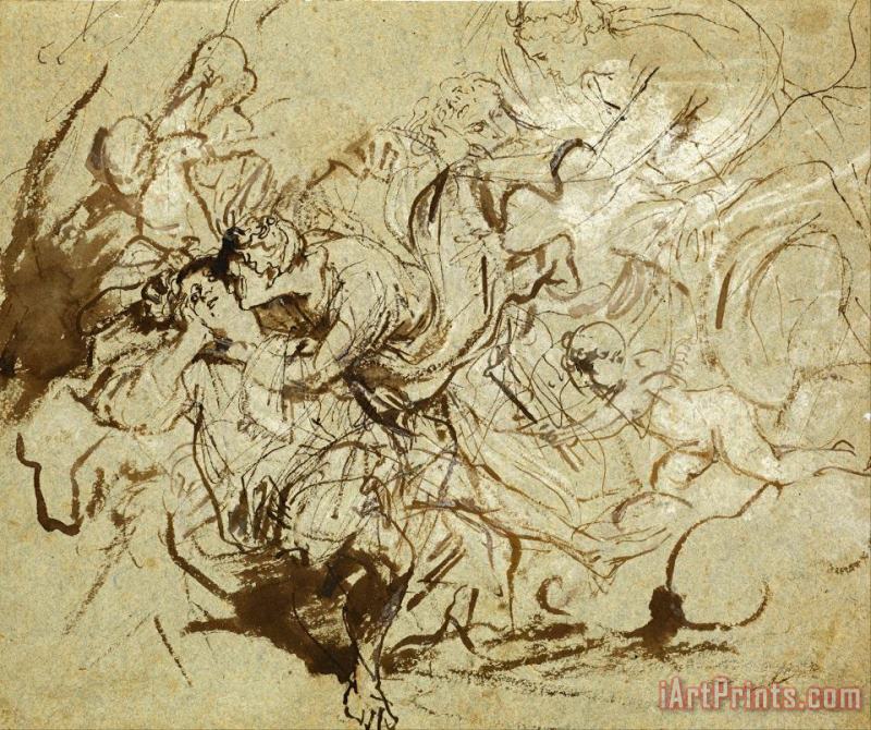 Anthonie Van Dyck Diana And Endymion Art Print