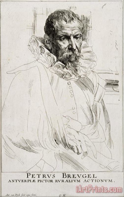 Anthonie Van Dyck Pieter Brueghel Art Print