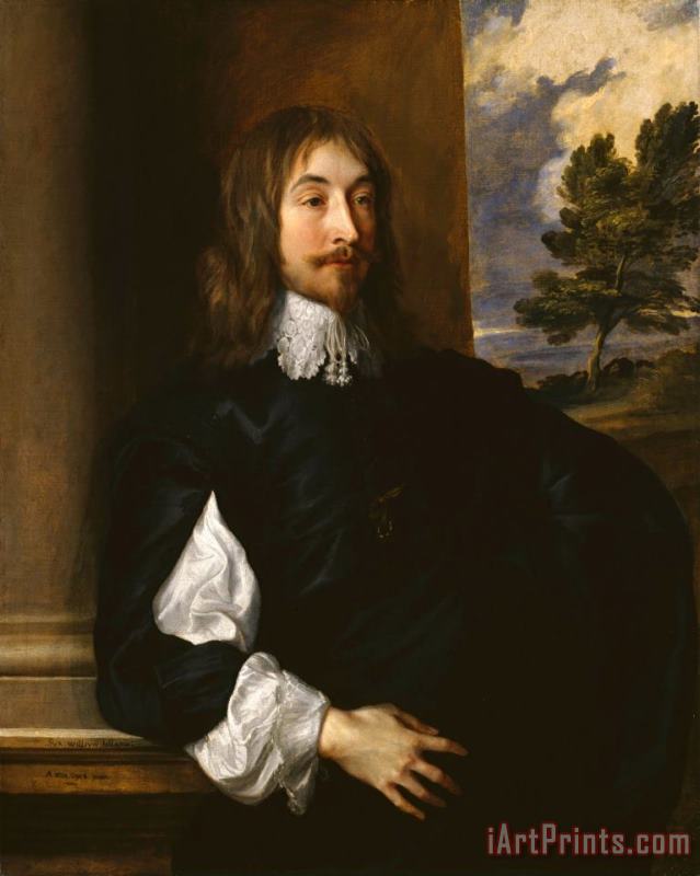 Portrait of Sir William Killigrew painting - Anthonie Van Dyck Portrait of Sir William Killigrew Art Print